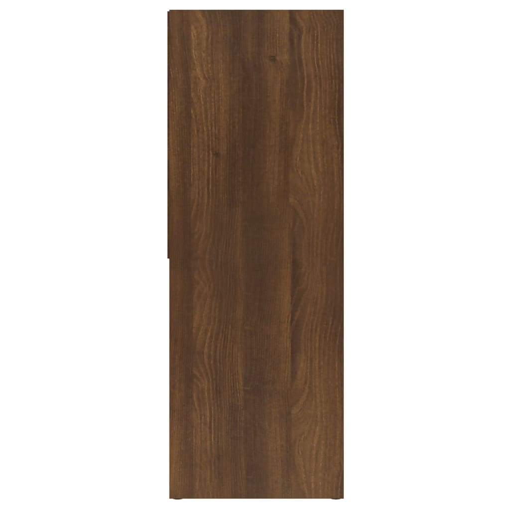 vidaXL Estantería madera contrachapada color roble marrón 67x24x161 cm