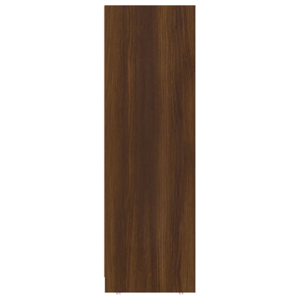 vidaXL Armario de baño madera contrachapada roble marrón 30x30x95 cm