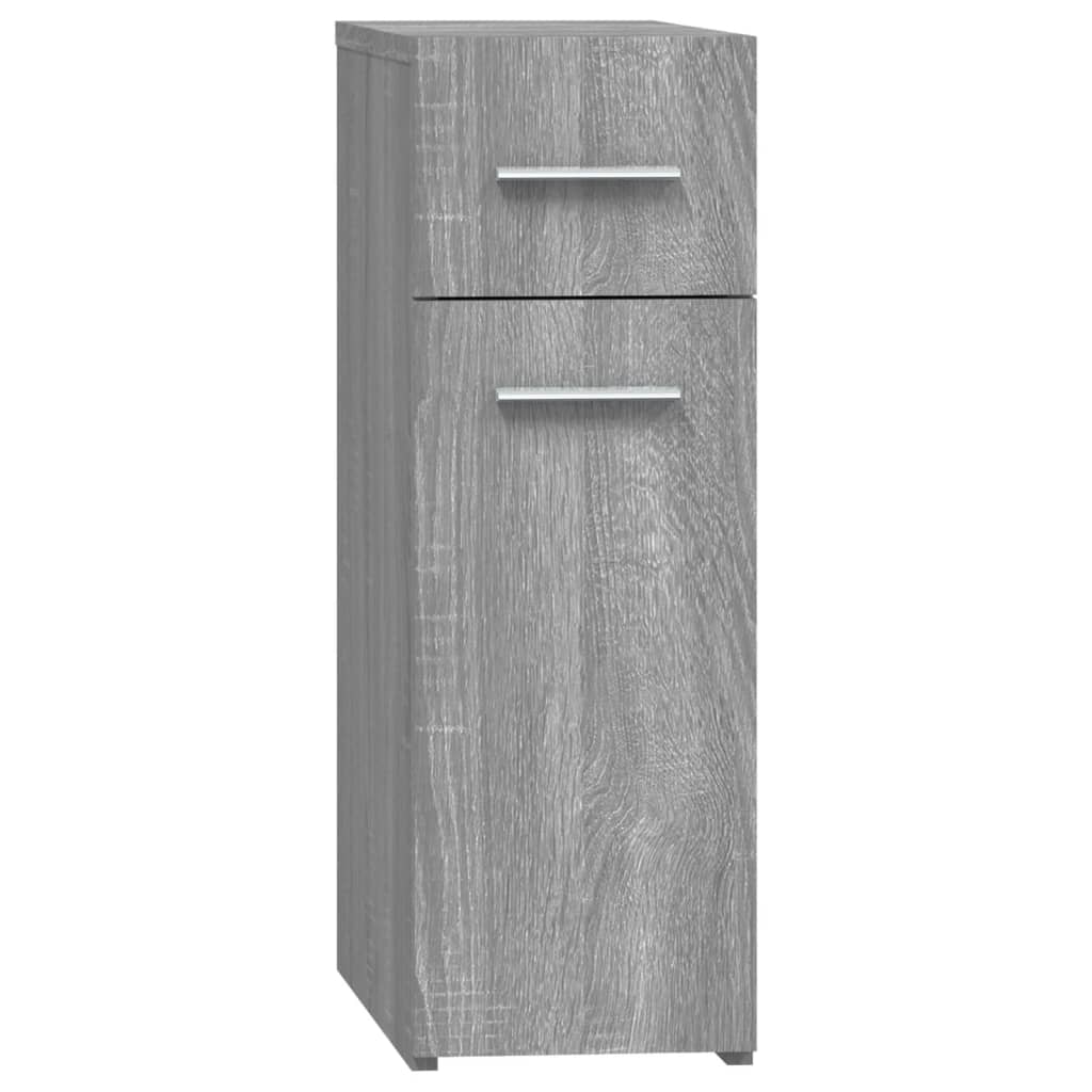 vidaXL Armario botiquín madera contrachapada gris Sonoma 20x45,5x60cm