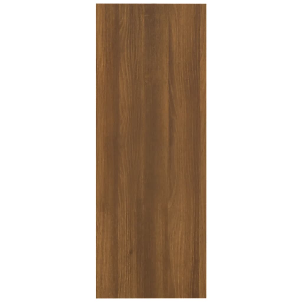 vidaXL Mesa consola madera contrachapada roble marrón 105x30x80 cm