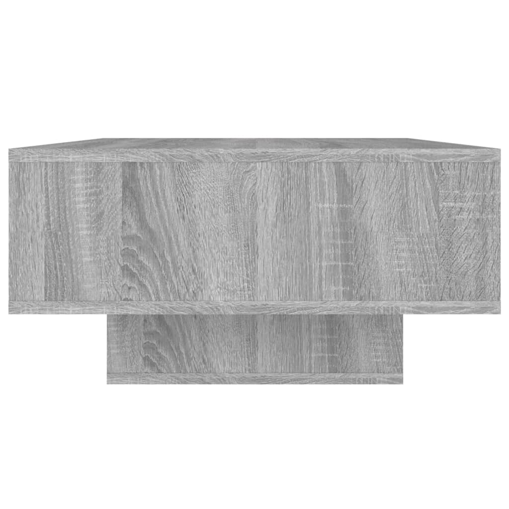 vidaXL Mesa de centro madera de ingeniería gris Sonoma 105x55x32 cm