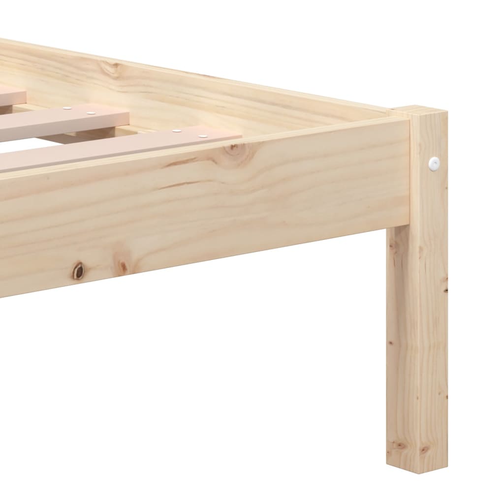 vidaXL Estructura de cama de madera maciza 150x200 cm