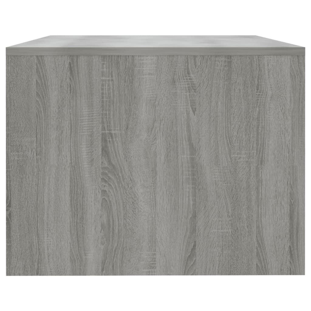 vidaXL Mesa de centro madera de ingeniería gris Sonoma 102x55x42 cm