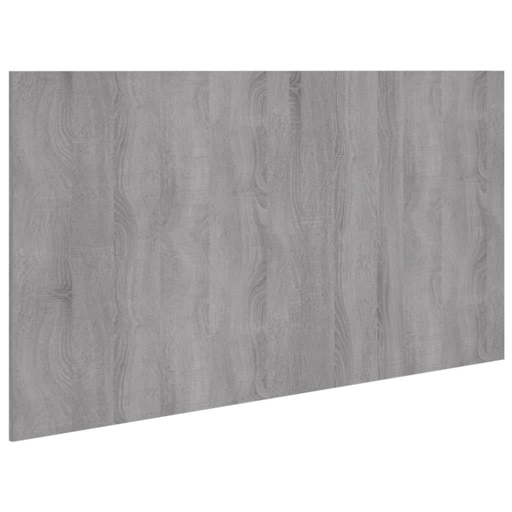 vidaXL Cabecero de cama madera contrachapada gris Sonoma 160x1,5x80 cm