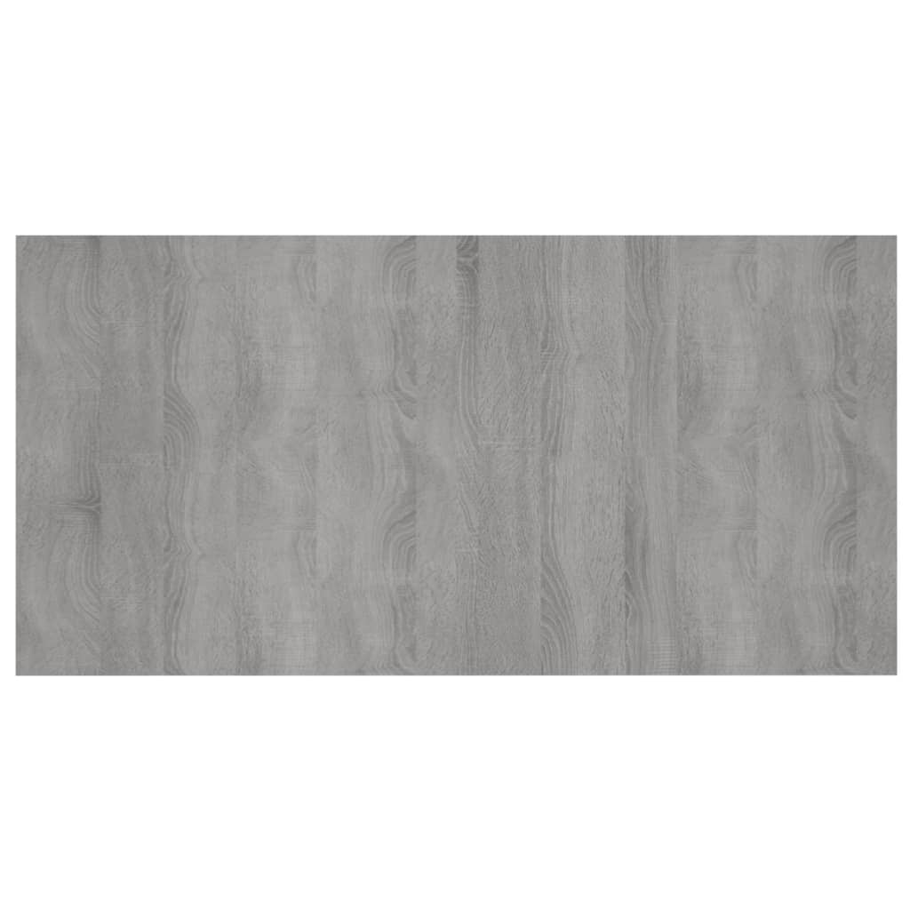 vidaXL Cabecero de cama madera contrachapada gris Sonoma 160x1,5x80 cm