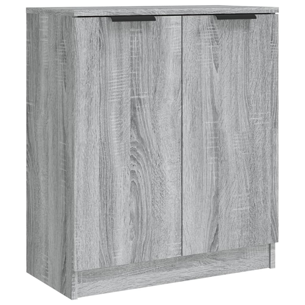 vidaXL Aparador de madera contrachapada gris Sonoma 60x30x70 cm