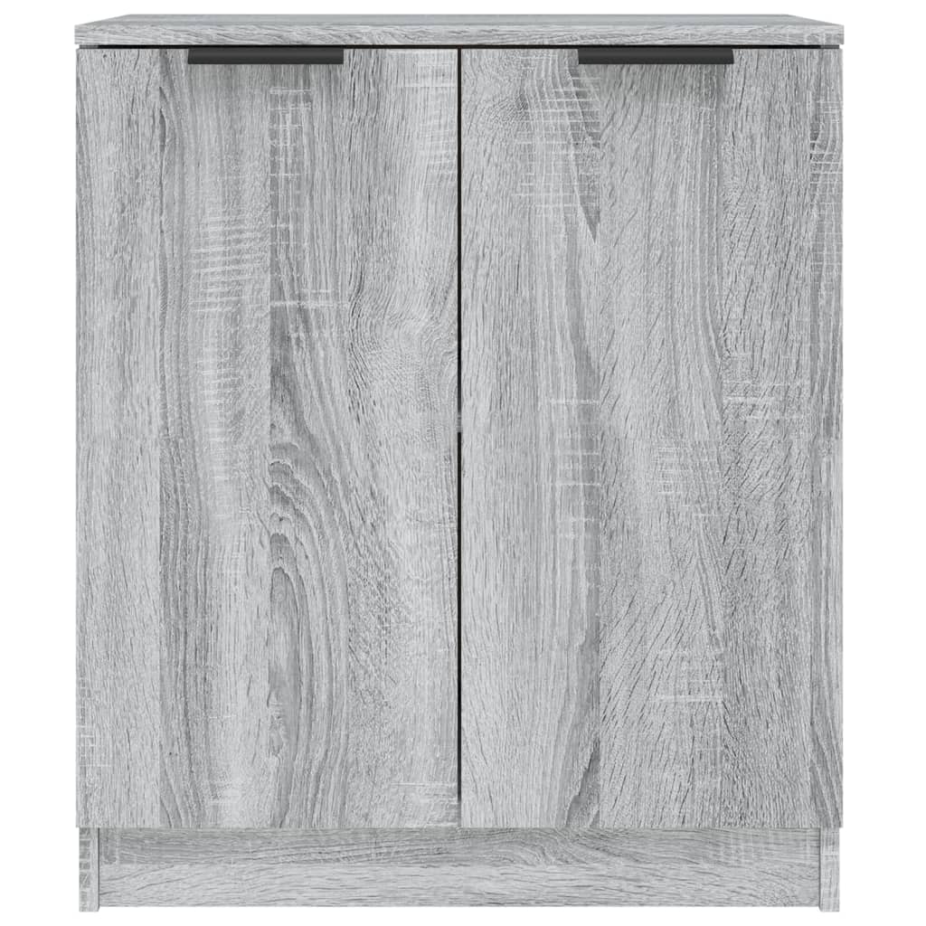 vidaXL Aparador de madera contrachapada gris Sonoma 60x30x70 cm