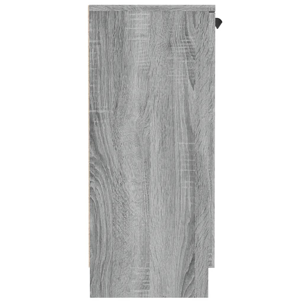 vidaXL Aparador de madera contrachapada gris Sonoma 60x30x70 cm