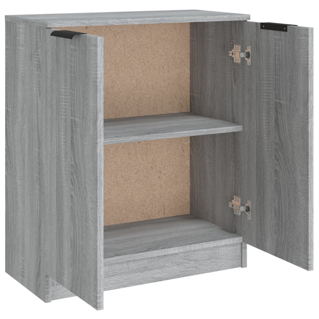 vidaXL Aparador de madera contrachapada gris Sonoma 60x30x70 cm