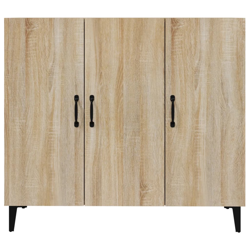 vidaXL Aparador de madera de ingeniería roble Sonoma 90x34x80 cm