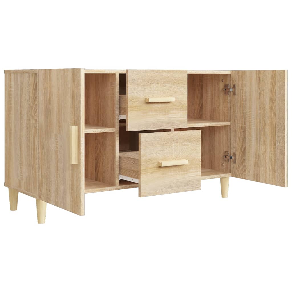 vidaXL Aparador de madera de ingeniería roble Sonoma 100x36x60 cm