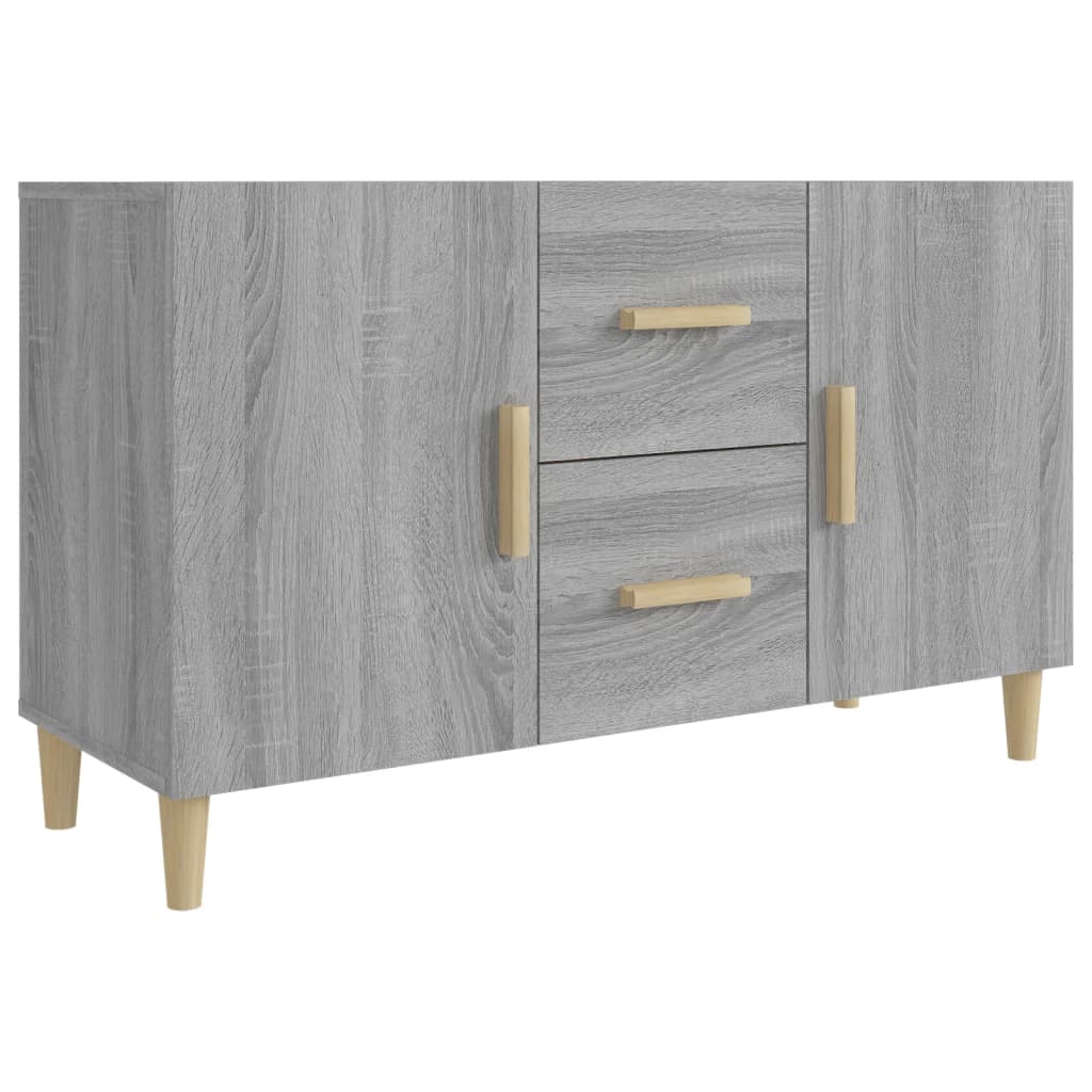 vidaXL Aparador de madera de ingeniería gris Sonoma 100x36x60 cm