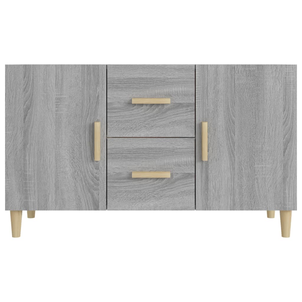 vidaXL Aparador de madera de ingeniería gris Sonoma 100x36x60 cm