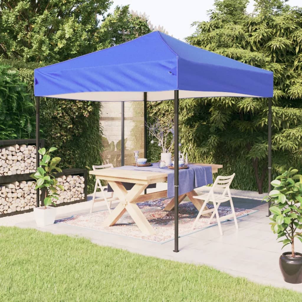 vidaXL Carpa para fiestas plegable azul 2x2 m