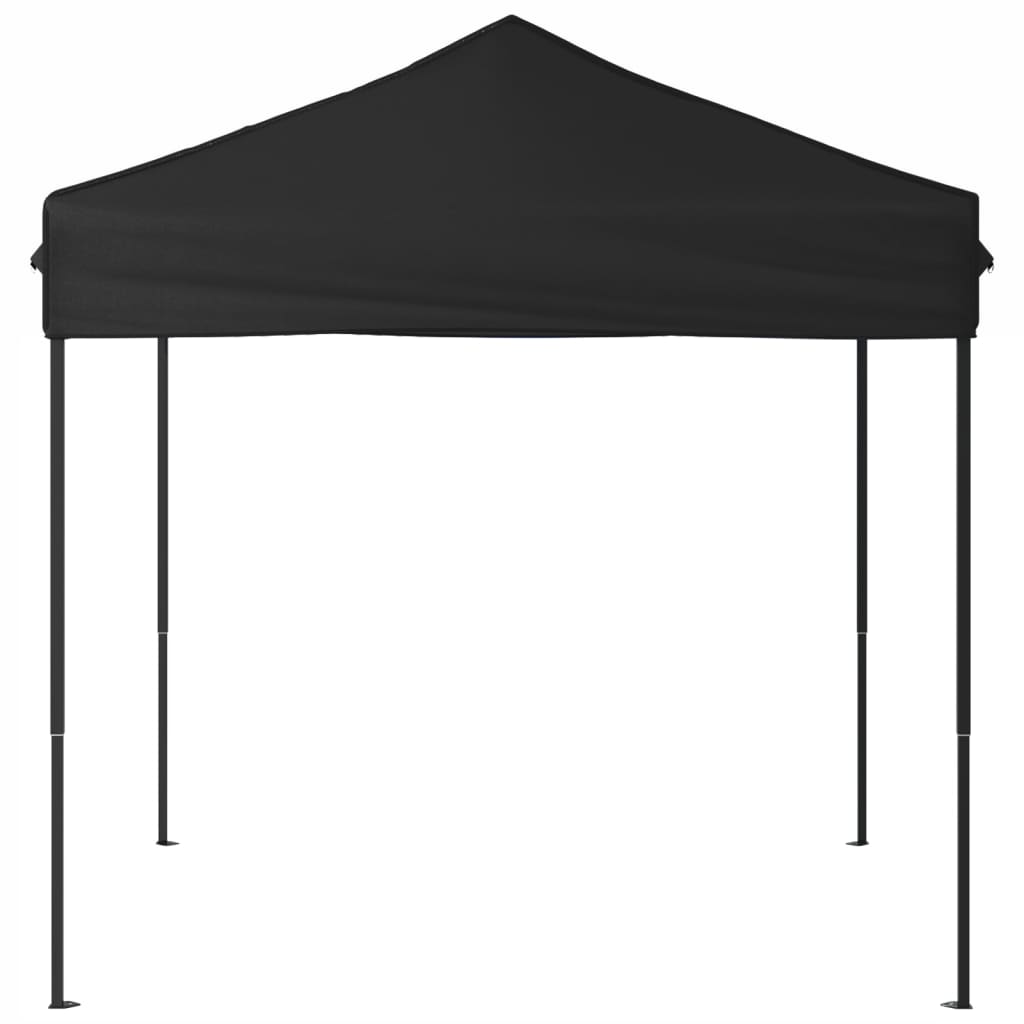 vidaXL Carpa para fiestas plegable negro 2x2 m