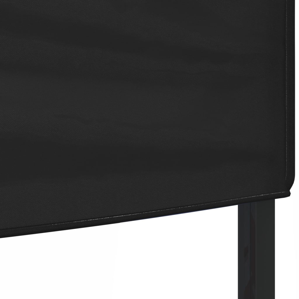 vidaXL Carpa para fiestas plegable negro 2x2 m