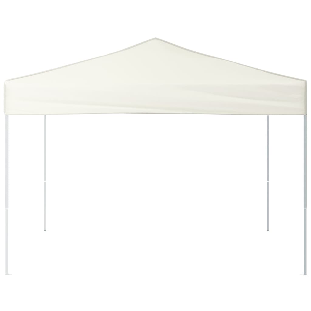 vidaXL Carpa para fiestas plegable color crema 3x3 m