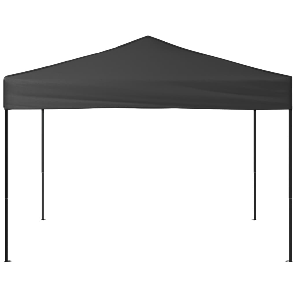 vidaXL Carpa para fiestas plegable gris antracita 3x3 m