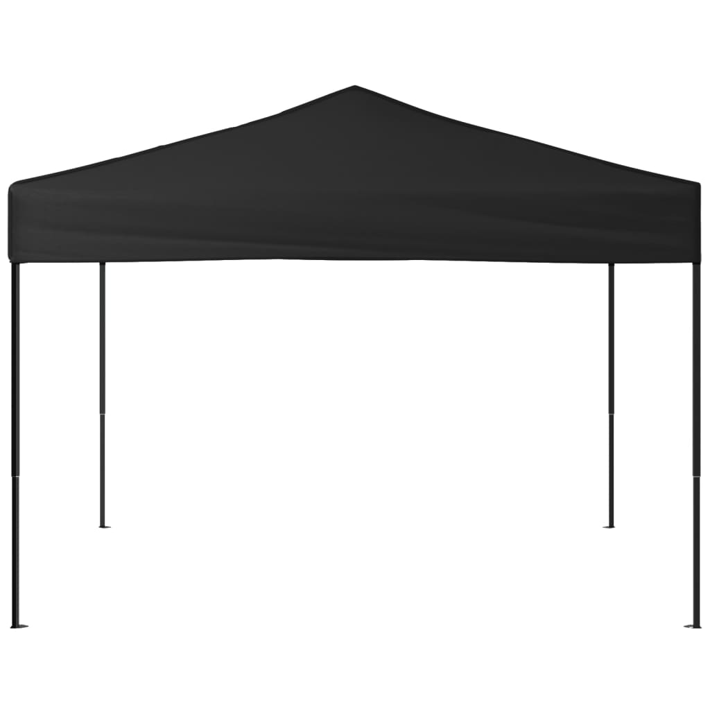 vidaXL Carpa para fiestas plegable negro 3x3 m