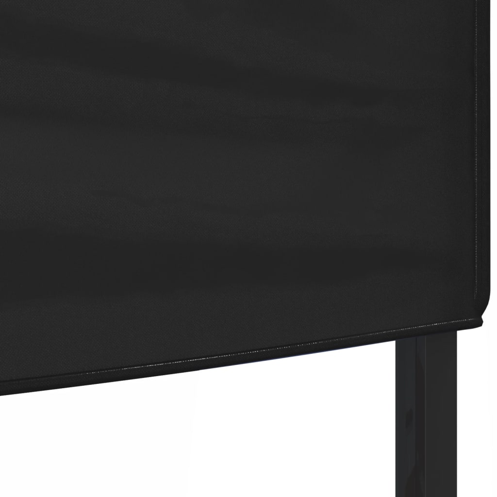 vidaXL Carpa para fiestas plegable negro 3x3 m