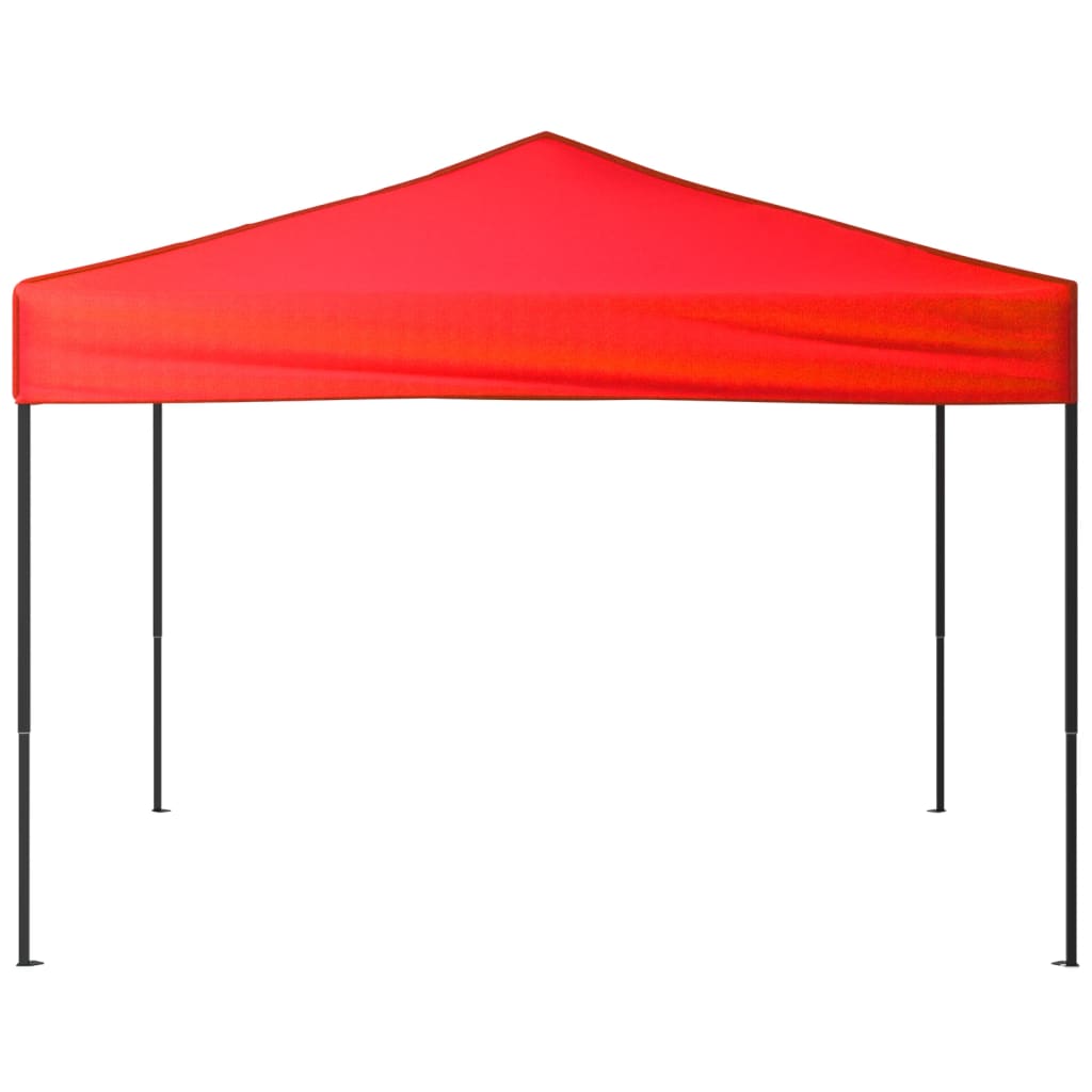 vidaXL Carpa para fiestas plegable rojo 3x3 m