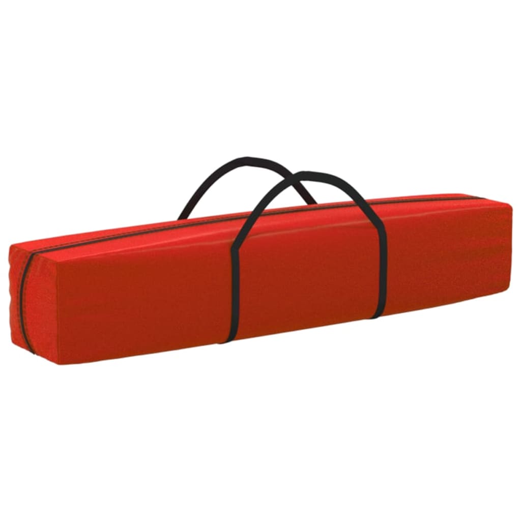 vidaXL Carpa para fiestas plegable rojo 3x3 m