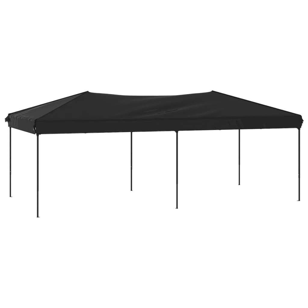 vidaXL Carpa para fiestas plegable negro 3x6 m