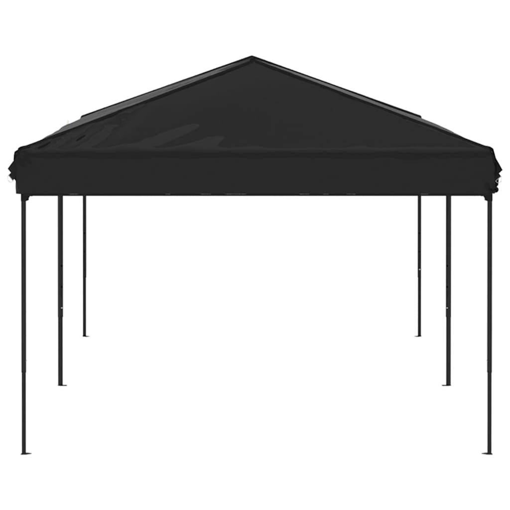 vidaXL Carpa para fiestas plegable negro 3x6 m