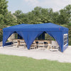 vidaXL Carpa para fiestas plegable con paredes laterales azul 3x6 m