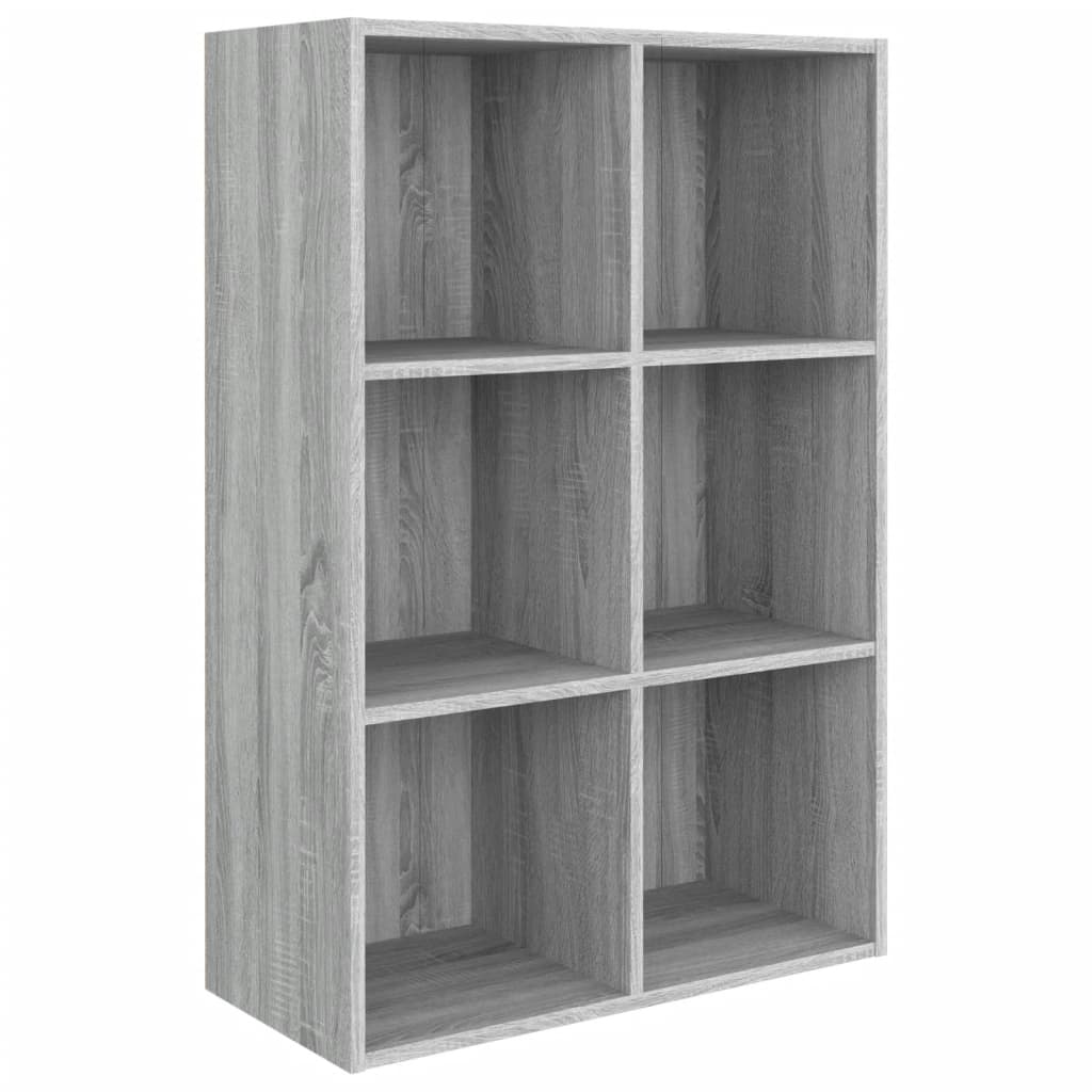 vidaXL Estantería/Aparador madera contrachapada gris Sonoma 66x30x98cm