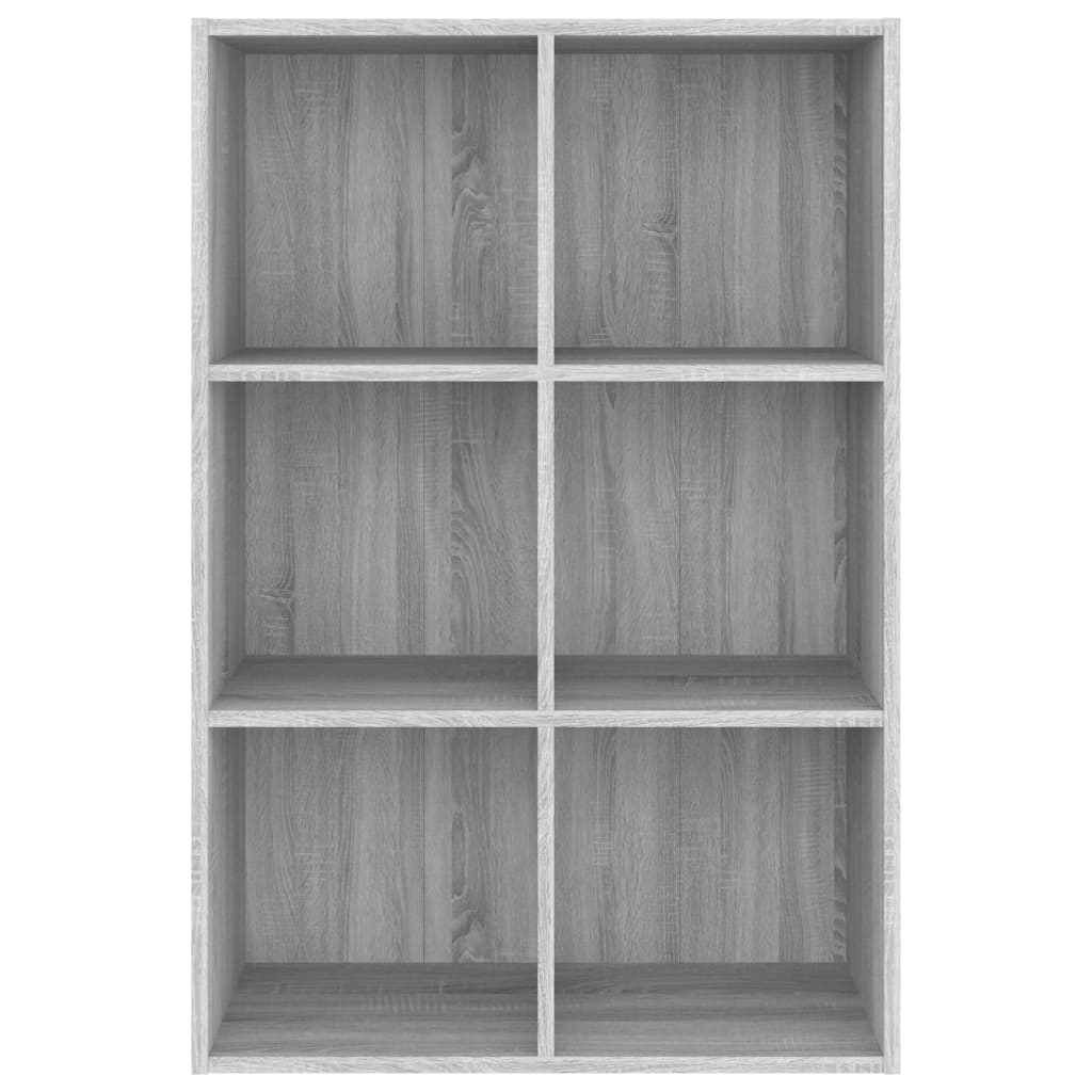 vidaXL Estantería/Aparador madera contrachapada gris Sonoma 66x30x98cm