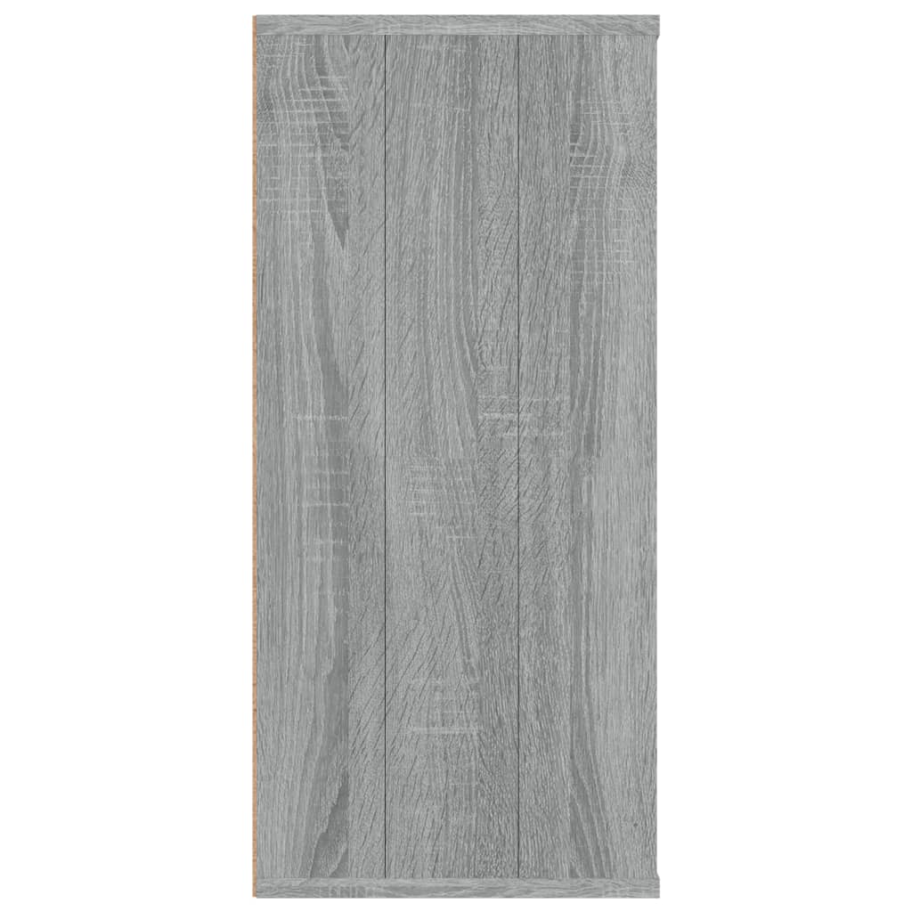 vidaXL Estantería/Aparador madera contrachapada gris Sonoma 66x30x98cm