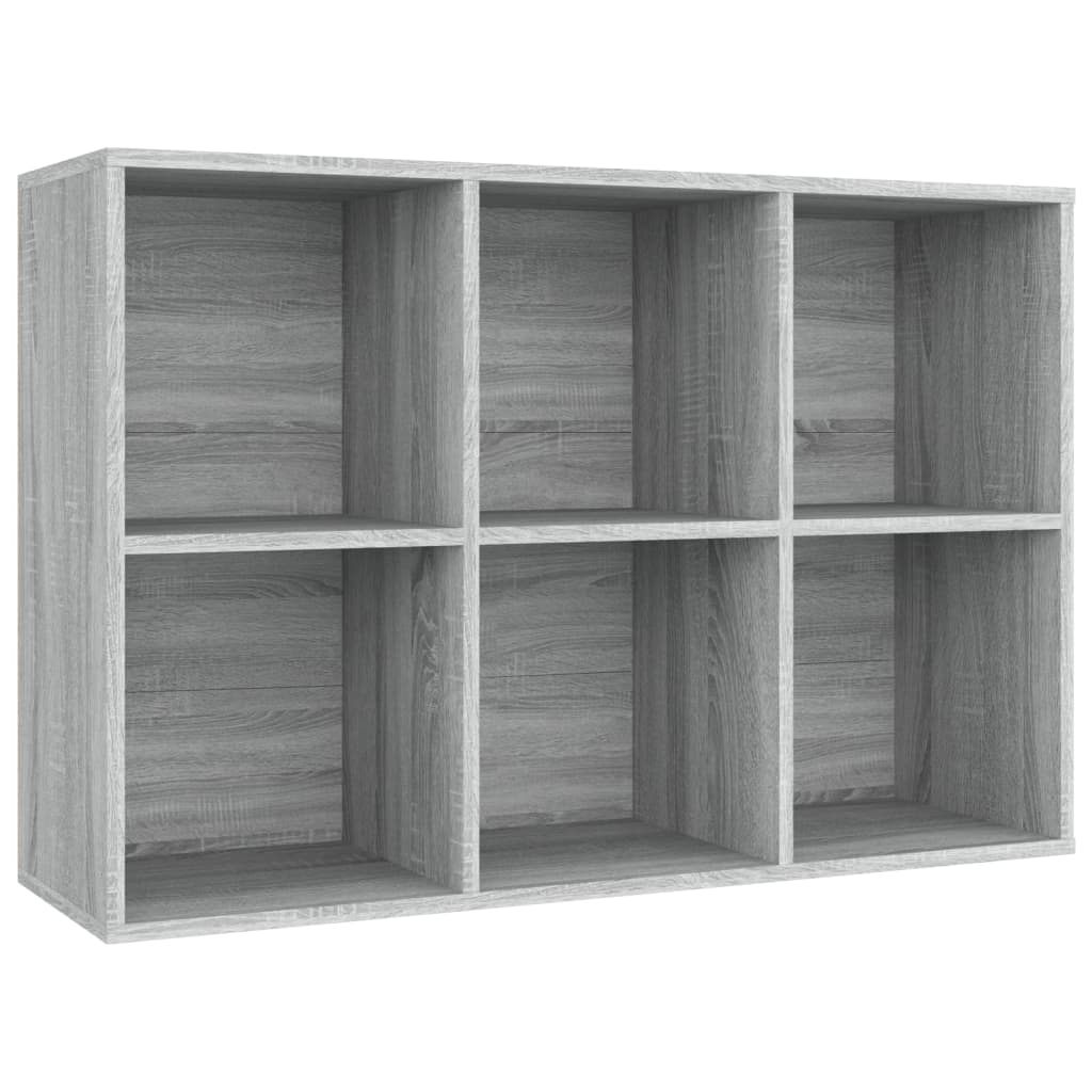 vidaXL Estantería/Aparador madera contrachapada gris Sonoma 66x30x98cm