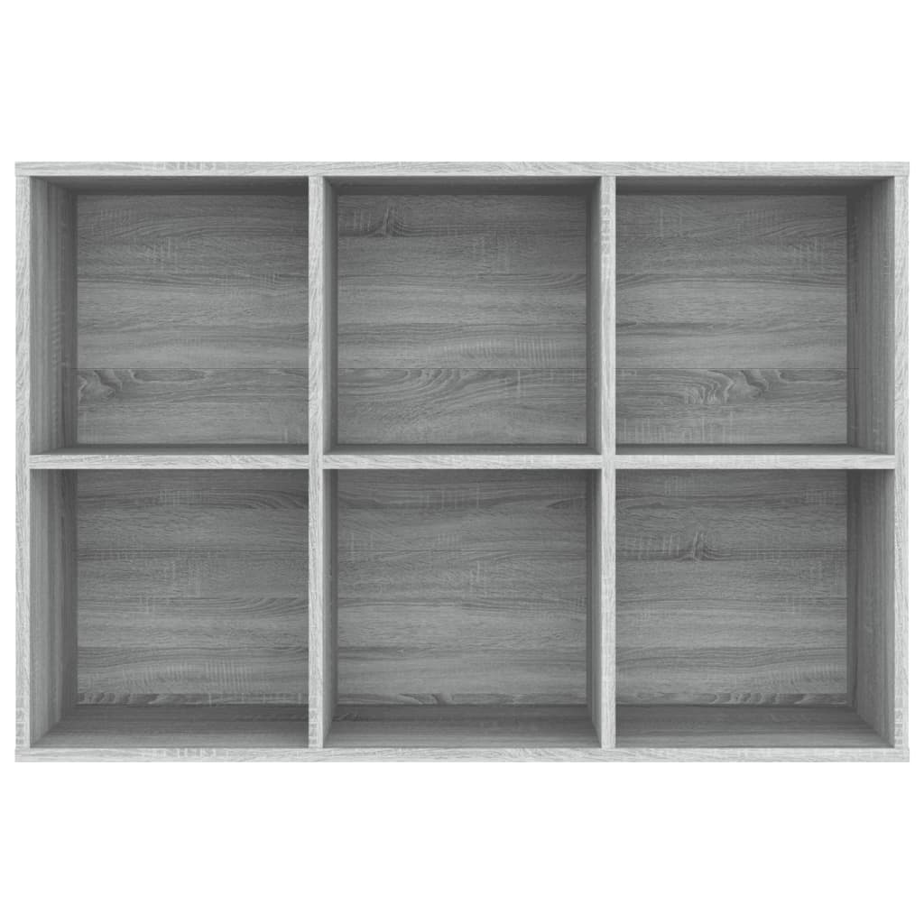 vidaXL Estantería/Aparador madera contrachapada gris Sonoma 66x30x98cm