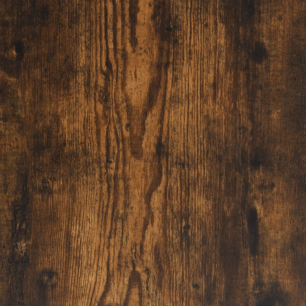 vidaXL Escritorio de madera contrachapada roble ahumado 90x45x76 cm