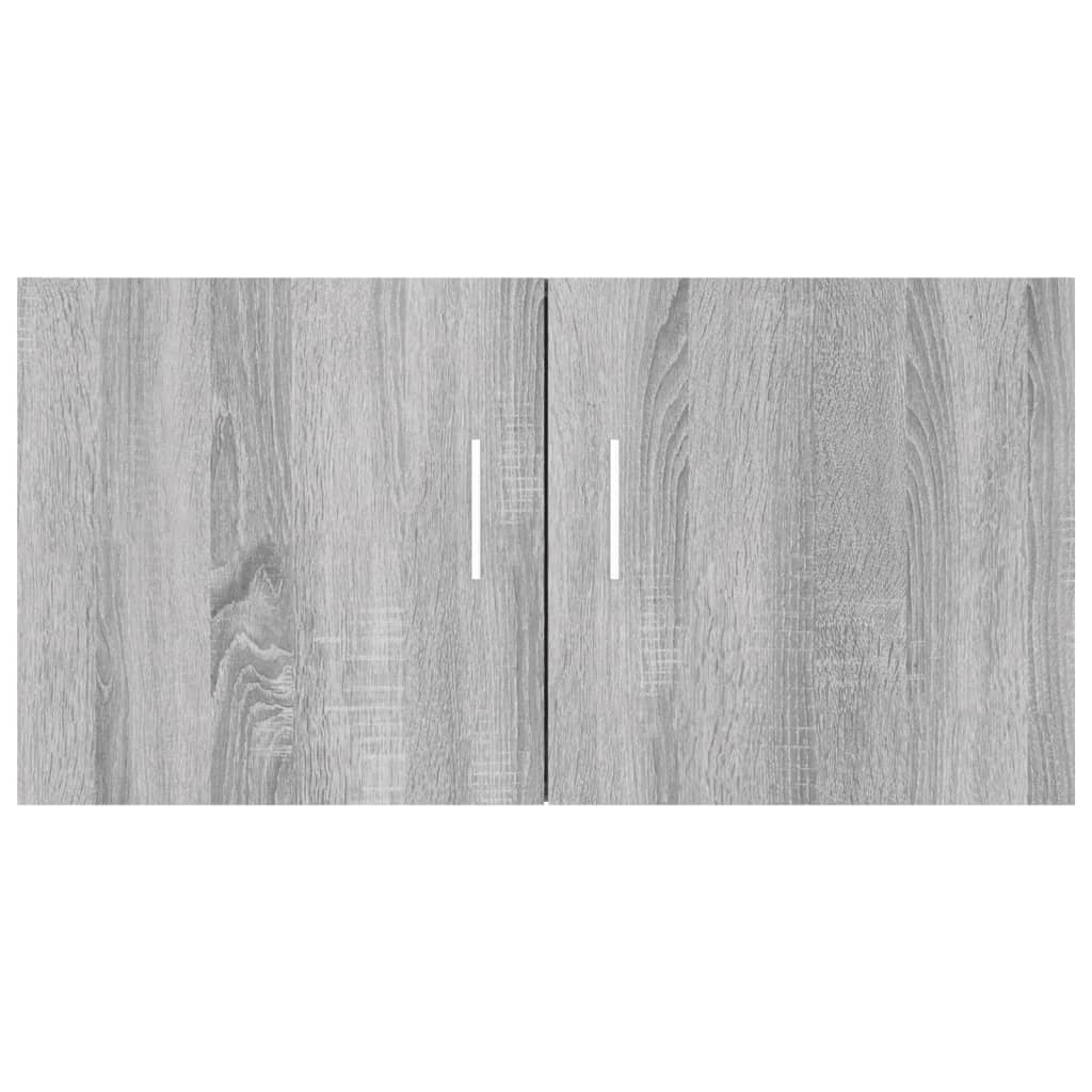 vidaXL Armario de pared madera de ingeniería gris Sonoma 80x39x40 cm