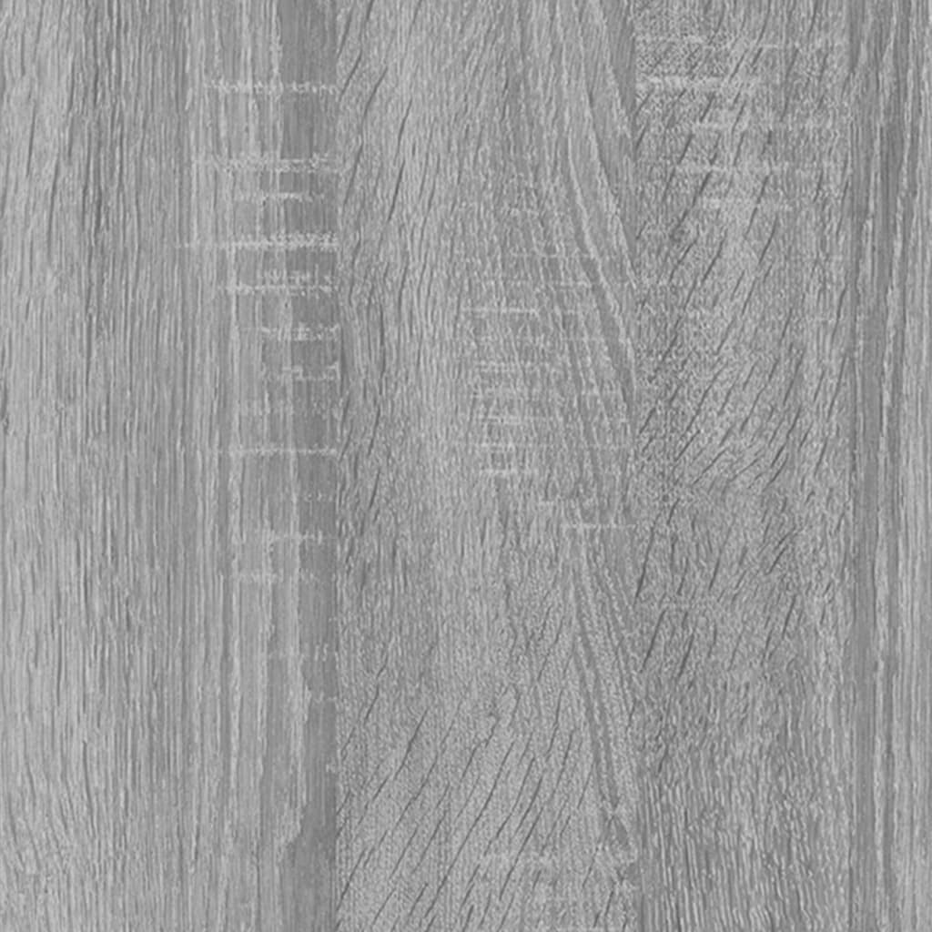 vidaXL Espejo de baño madera contrachapada gris Sonoma 40x10,5x37 cm