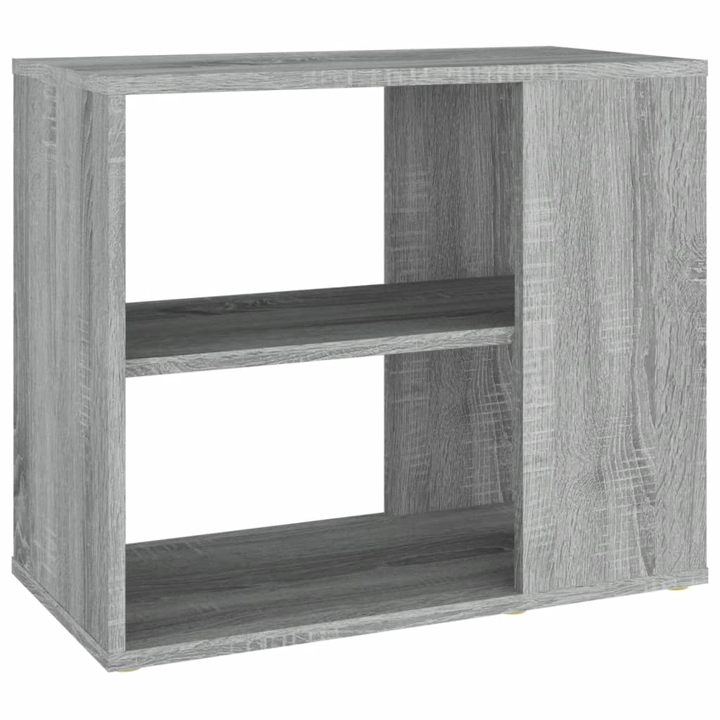 vidaXL Armario auxiliar madera contrachapada gris Sonoma 60x30x50 cm