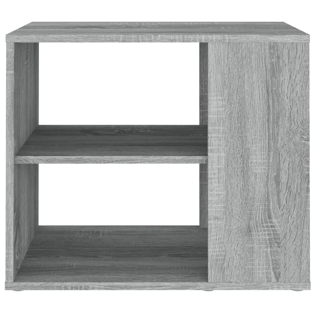 vidaXL Armario auxiliar madera contrachapada gris Sonoma 60x30x50 cm