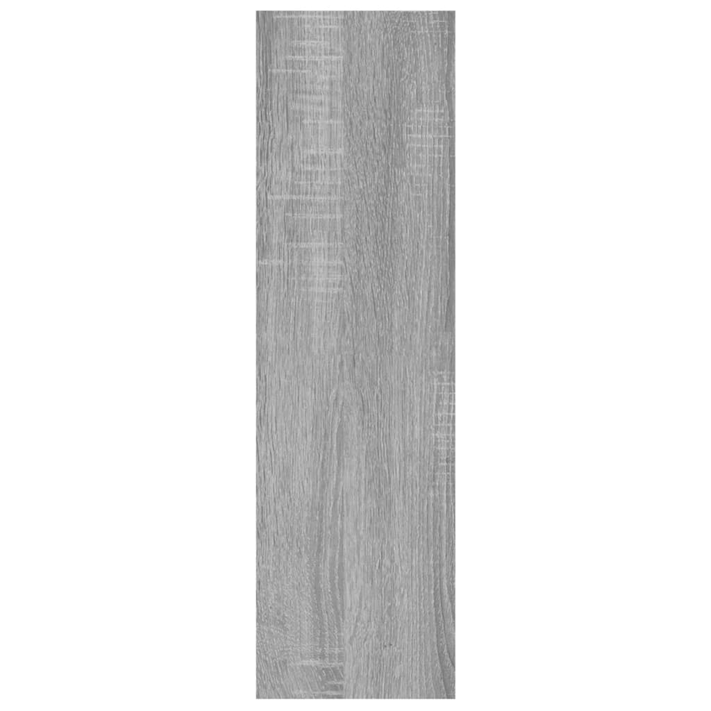 vidaXL Estantería de pared madera de ingeniería gris sonoma 75x16x55cm