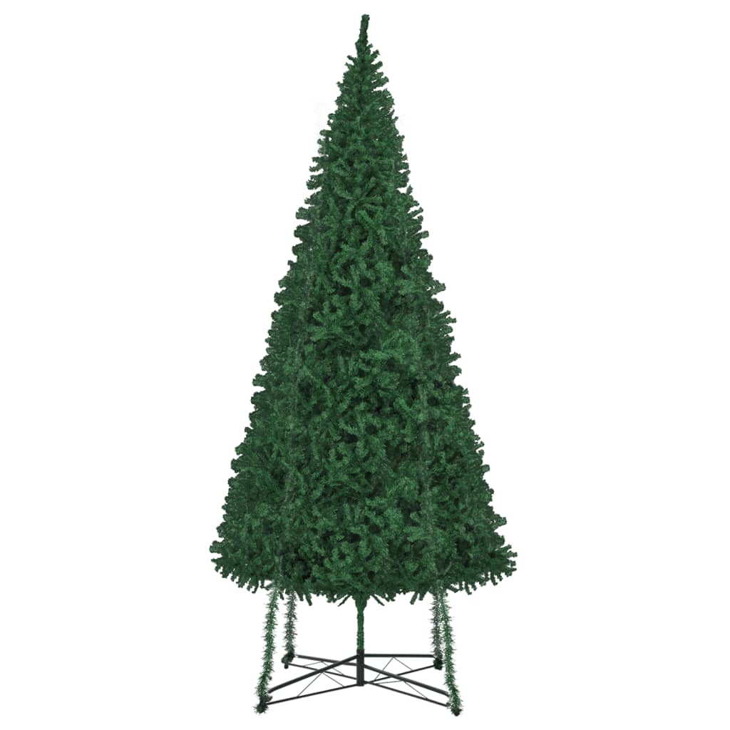 vidaXL Árbol de Navidad artificial con soporte verde 500 cm