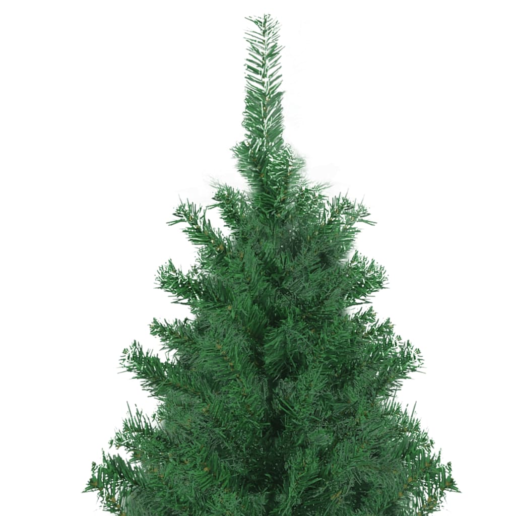 vidaXL Árbol de Navidad artificial con soporte verde 500 cm