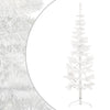 vidaXL Medio árbol de Navidad artificial con soporte blanco 120 cm