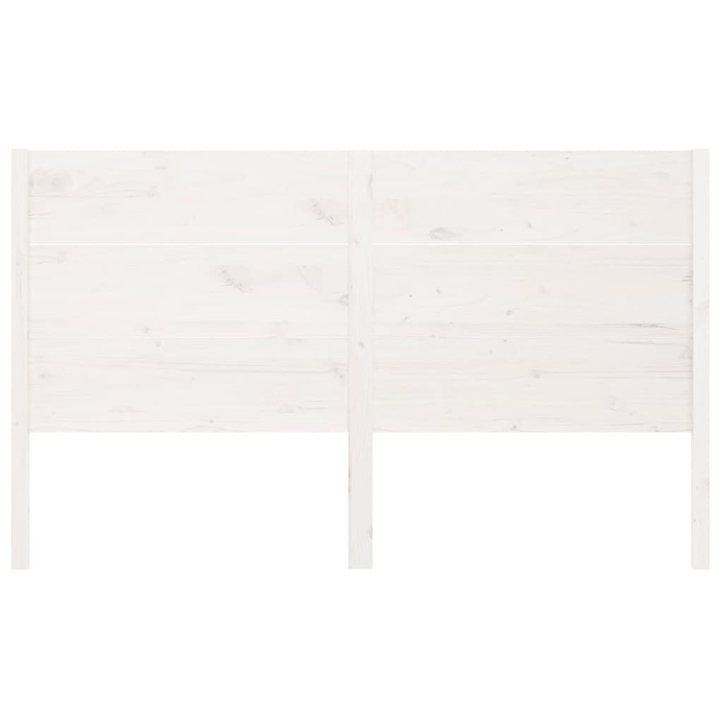 vidaXL Cabecero madera maciza de pino blanco 166x4x100 cm