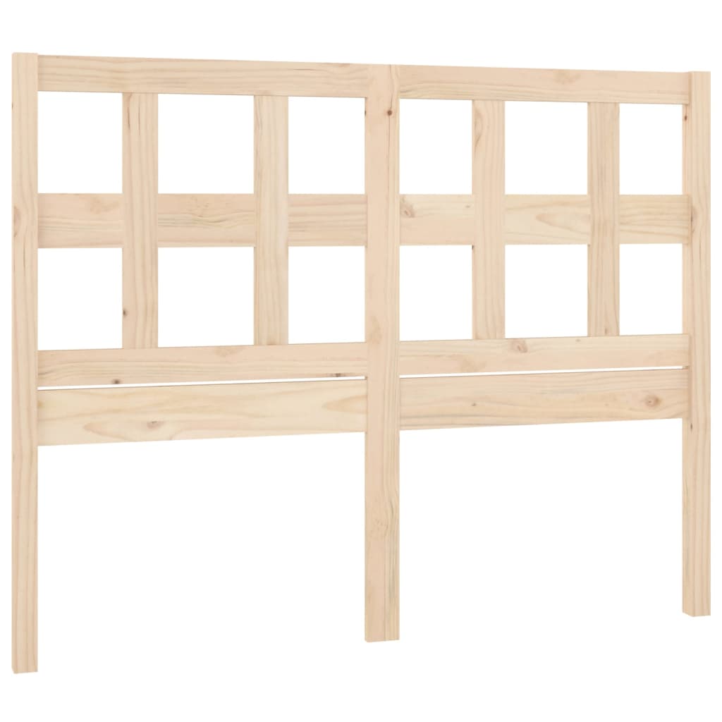 vidaXL Cabecero de cama madera maciza de pino 145,5x4x100 cm