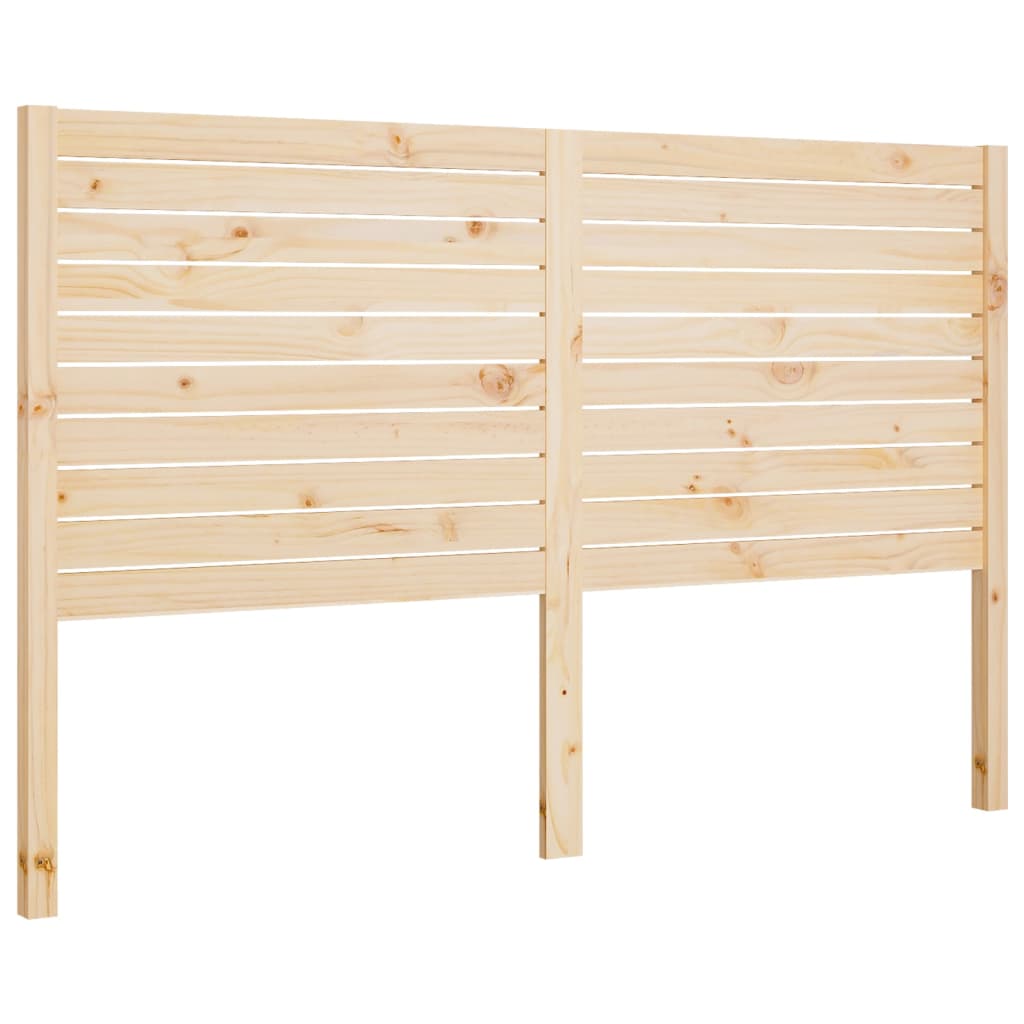 vidaXL Cabecero de cama madera maciza de pino 206x4x100 cm