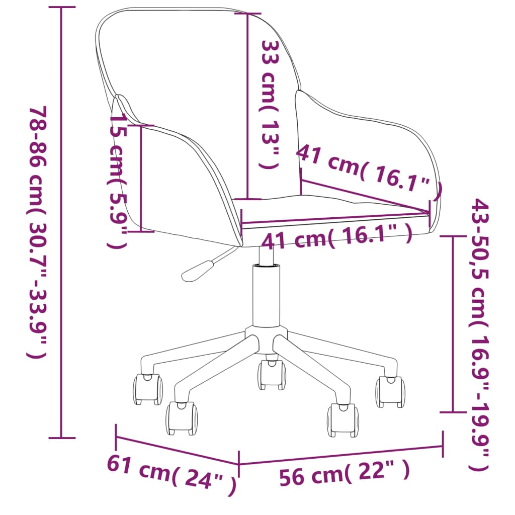 vidaXL Sillas de comedor giratorias 2 uds de terciopelo gris claro