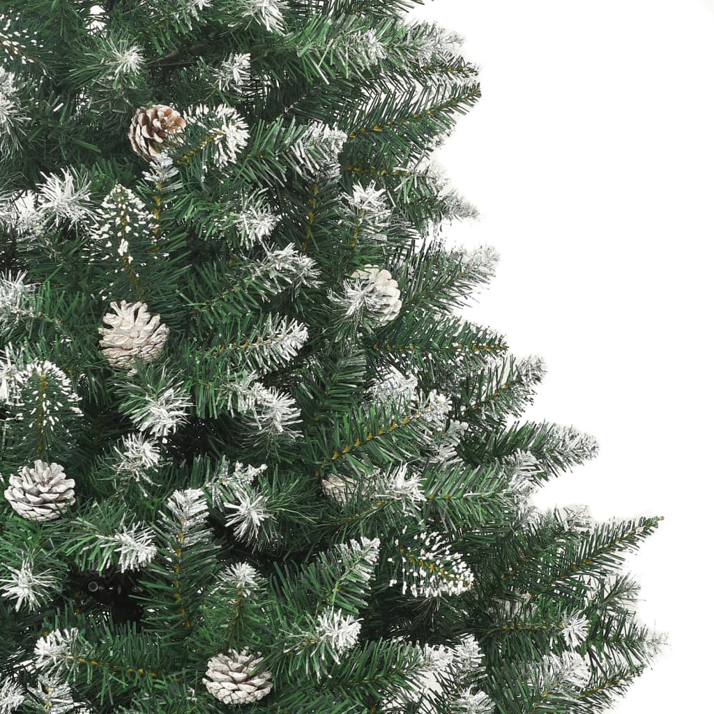 vidaXL Árbol de Navidad artificial con soporte PVC 120 cm