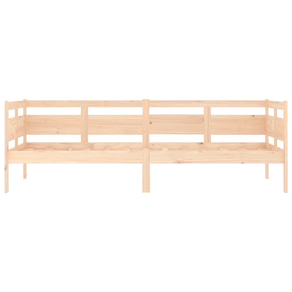 vidaXL Sofá cama madera maciza de pino 80x200 cm