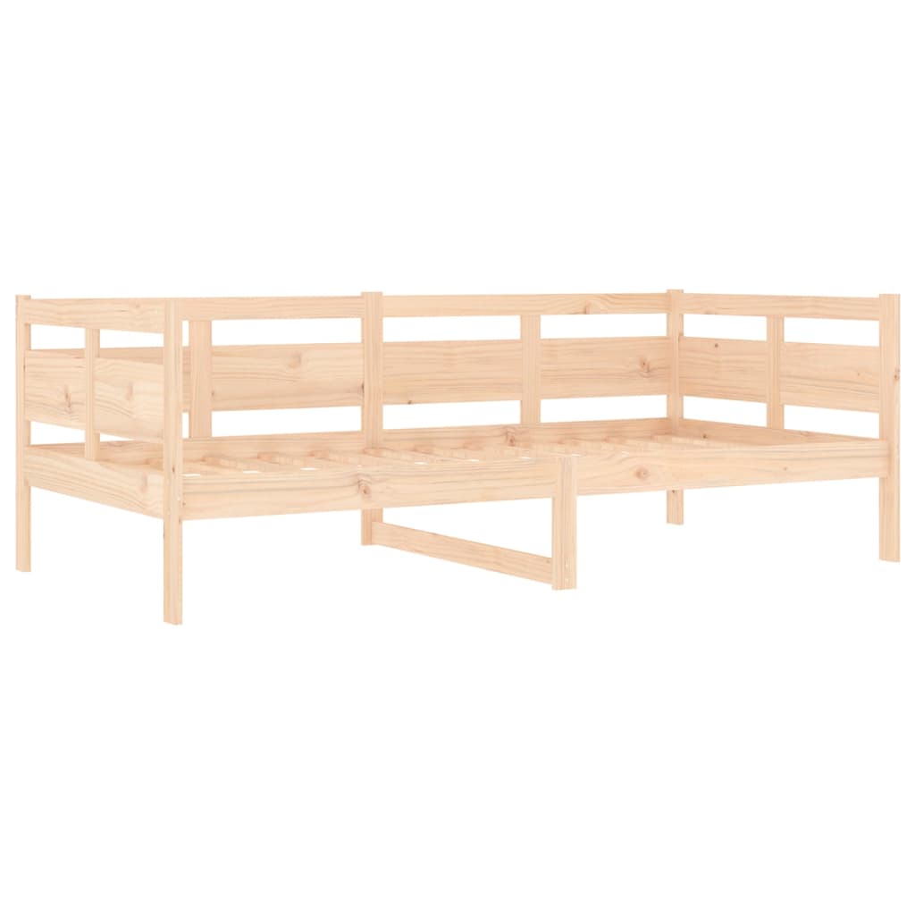 vidaXL Sofá cama madera maciza de pino 90x190 cm